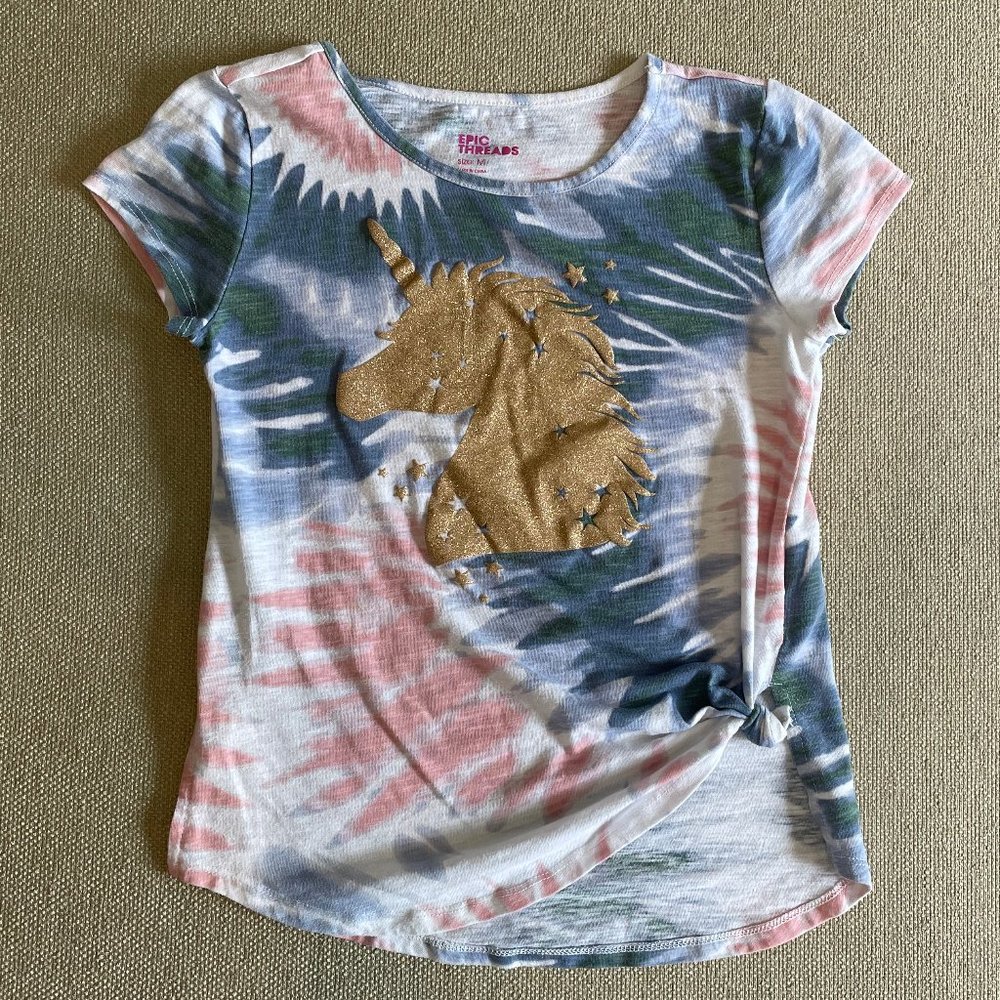 Sparkling Golden Unicorn T-Shirt